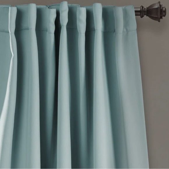 Insulated Back Tab Blackout Window Curtain Panels Set - Lush Décor 52x84” - Picture 2 of 7